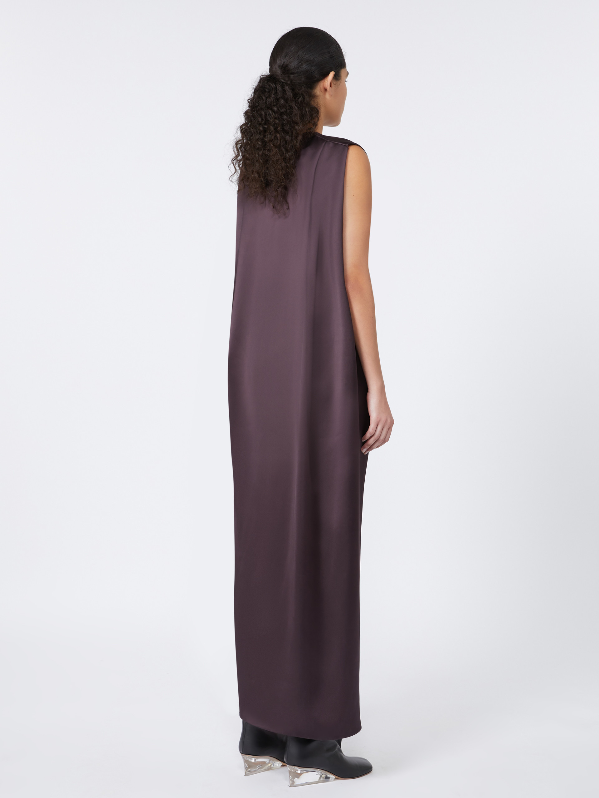 AUSTRIA1234 Viscose satin dress - RUNWAY - 4