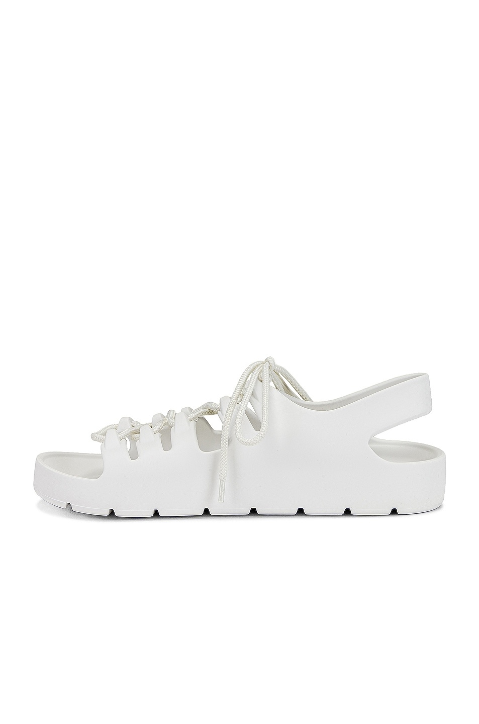 Jelly Lace Up Sandals - 5