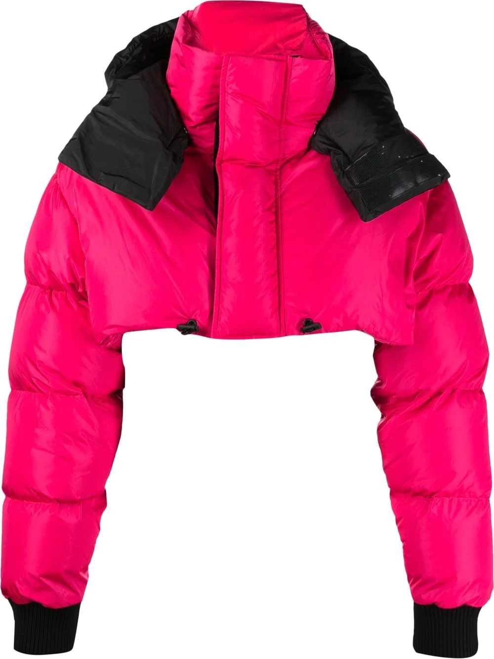 cropped down-padded jacket - 1