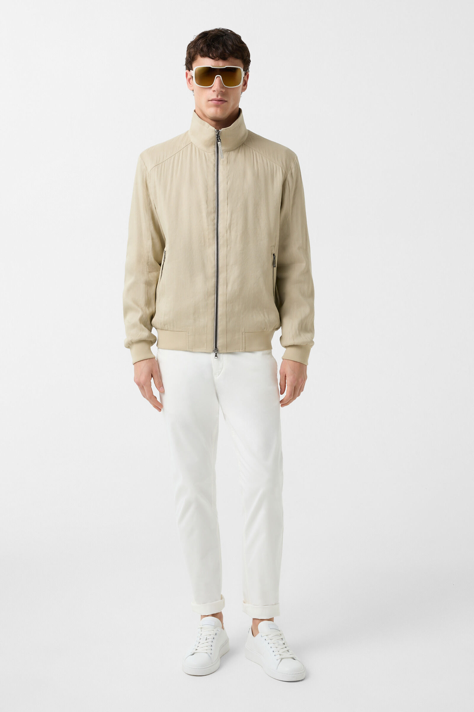Jonas blouson jacket in Beige - 3