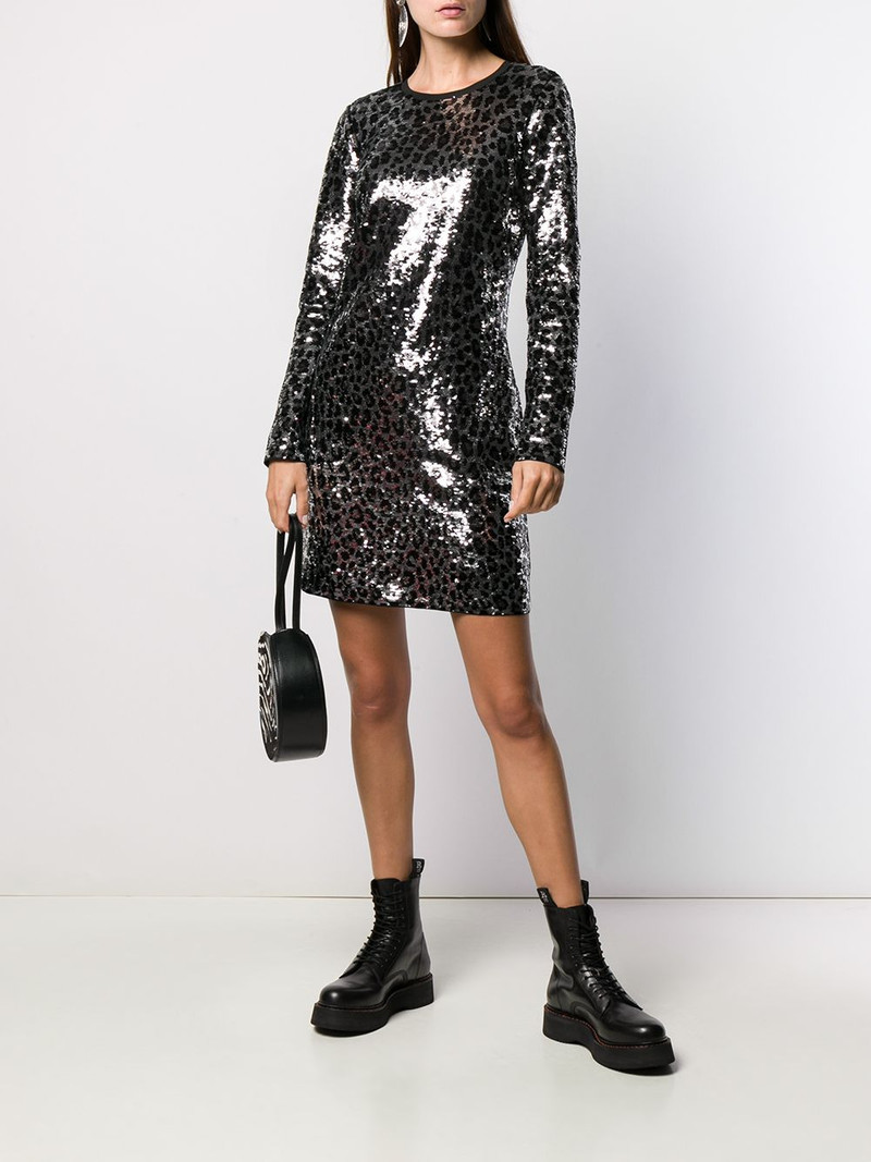 MICHAEL KORS sequin embroidered party dress outlook