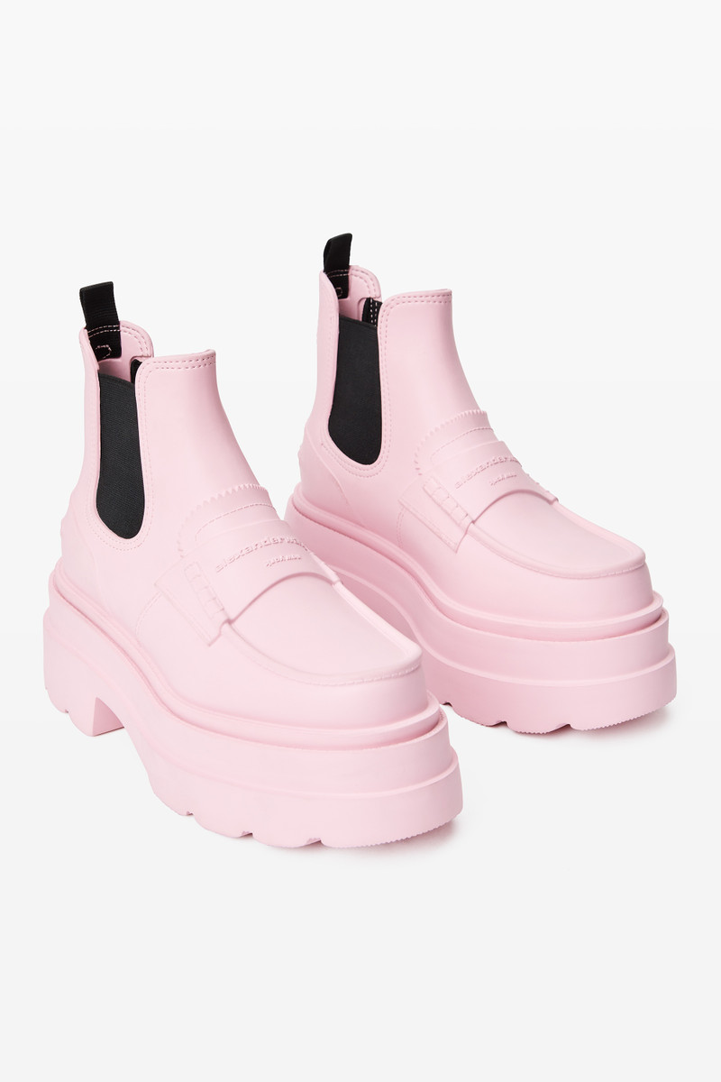 Alexander Wang Carter Ankle Platform Boot in Rubber outlook