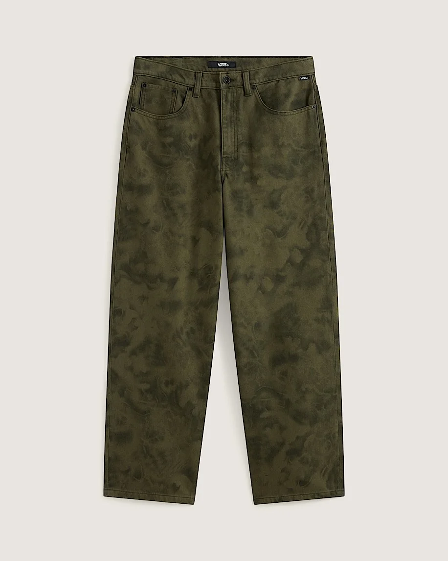 Check-5 Baggy Printed Denim Pant - 1
