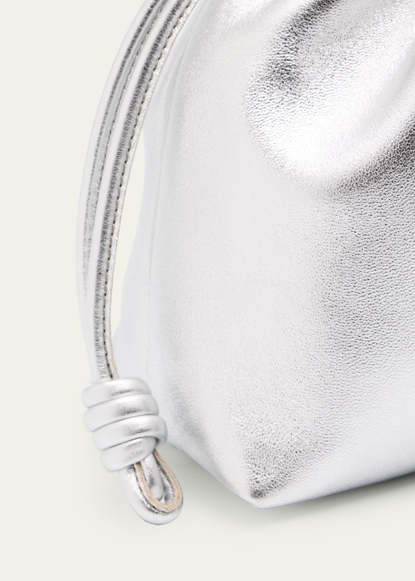 Flamenco Metallic Leather Shoulder Bag - 5