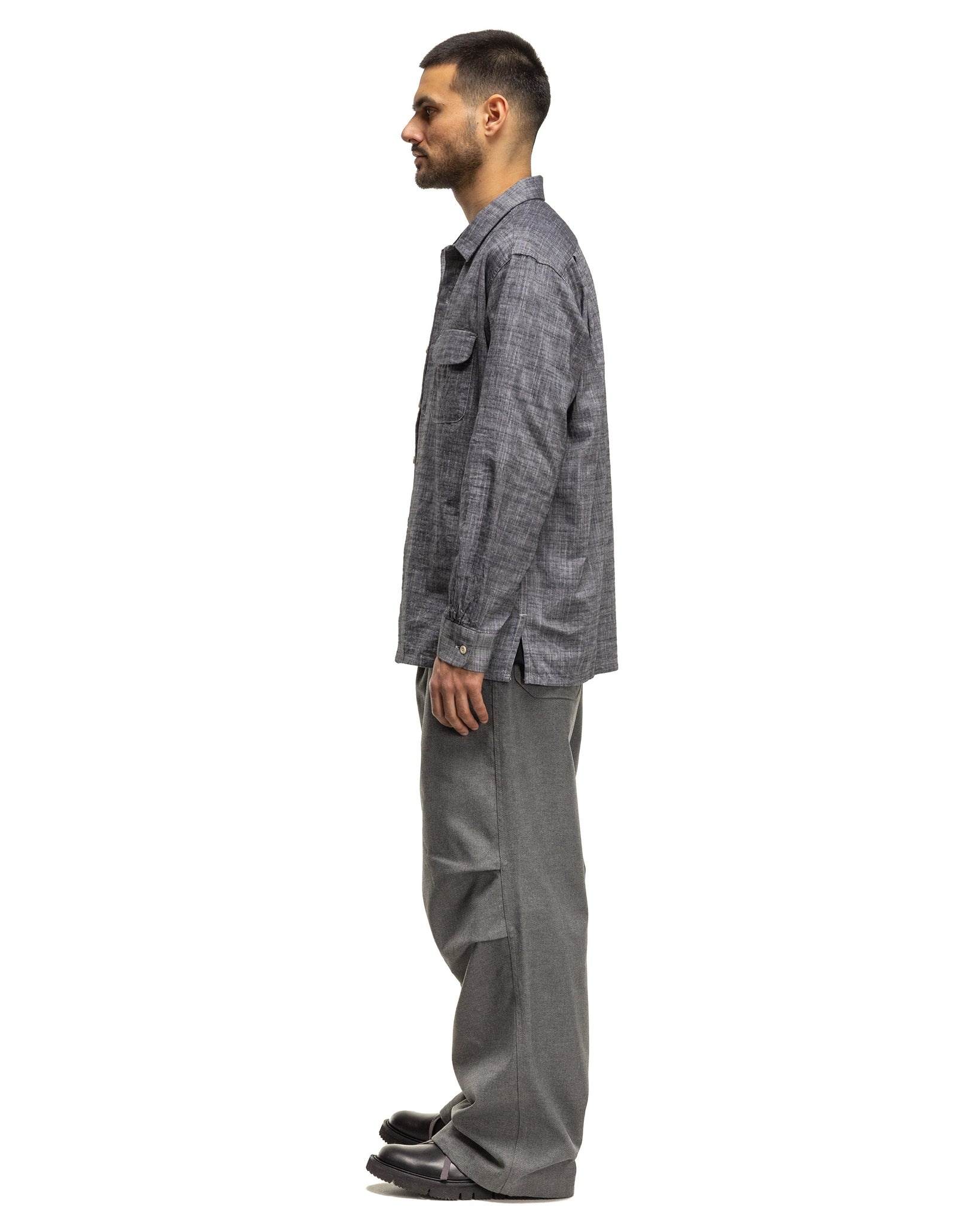 Over Pant PC Hopsack Grey - 3