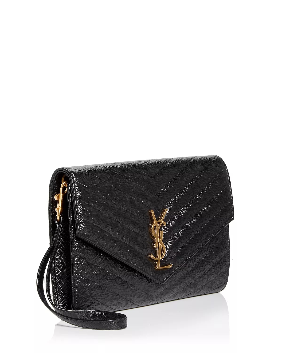 Cassandre Matelasse Flap Pouch In Quilted Grain De Poudre Embossed Leather - 4