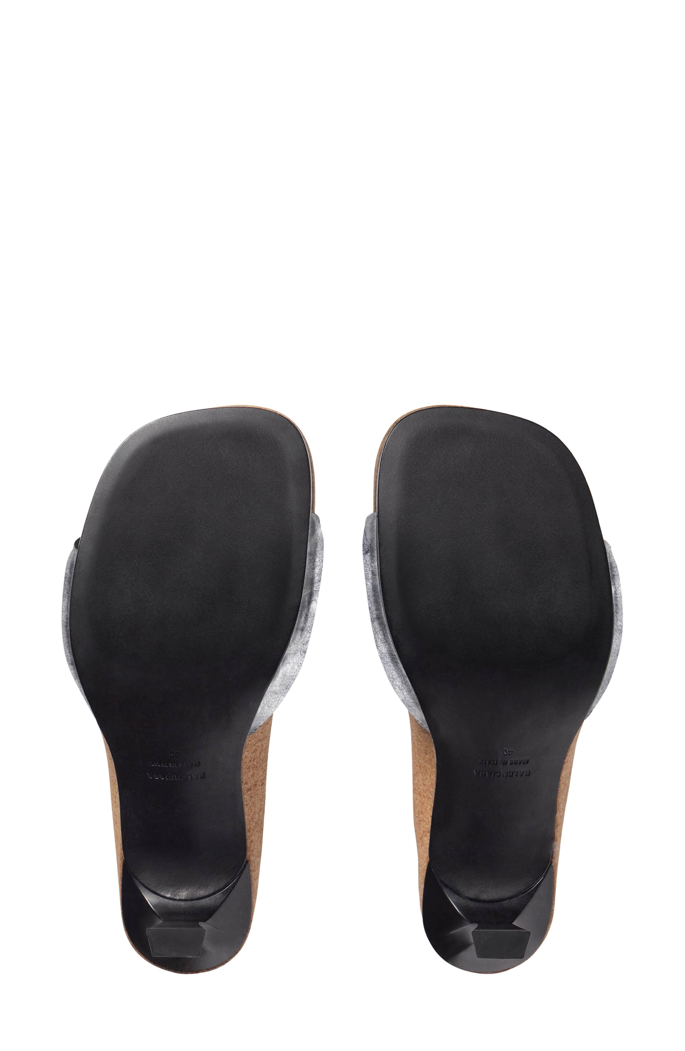 Balenciaga x Scholl Sandal in Silver/Silver at Nordstrom - 5
