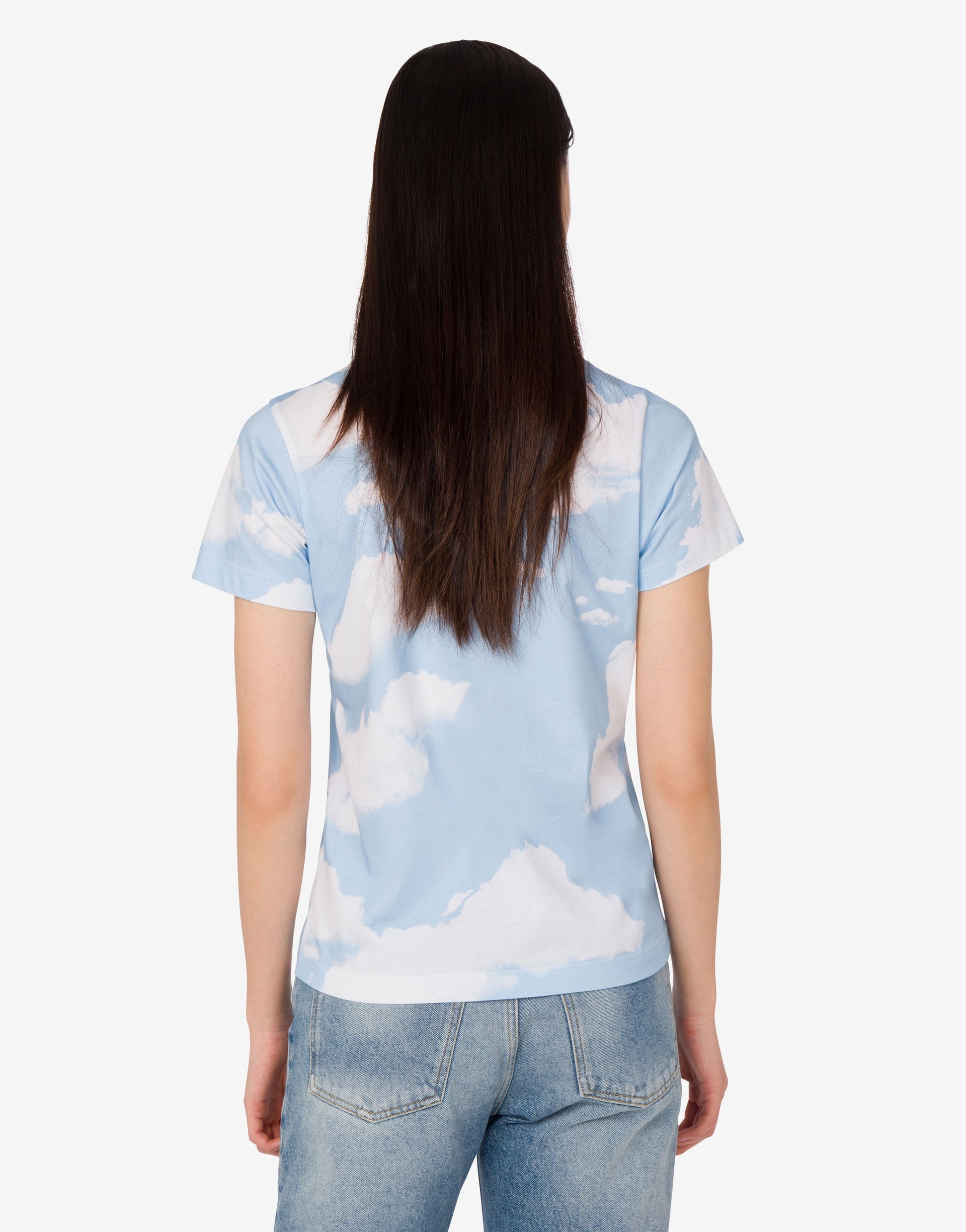 ORGANIC COTTON JERSEY T-SHIRT ARCHIVE CLOUDS - 3