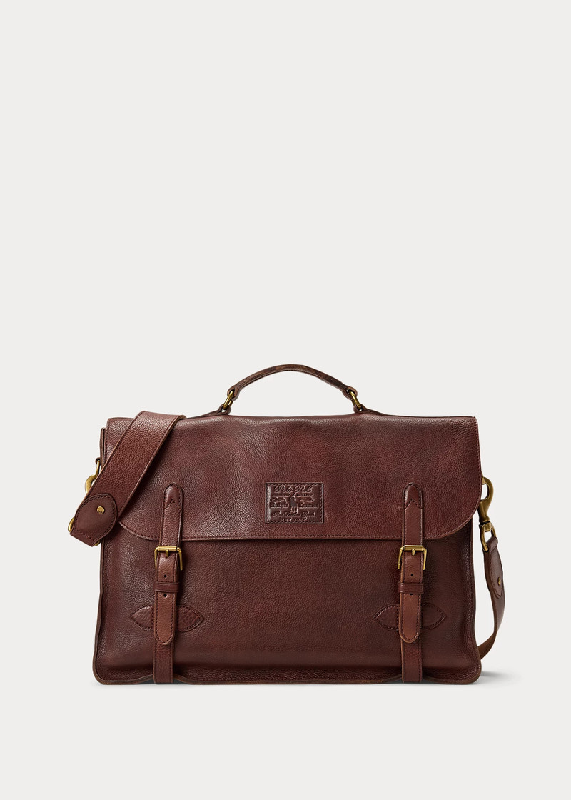 Heritage Leather Messenger Bag 1