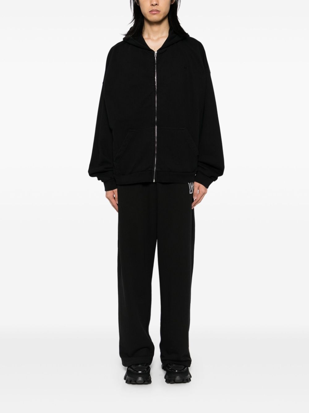 zip-up hoodie - 2