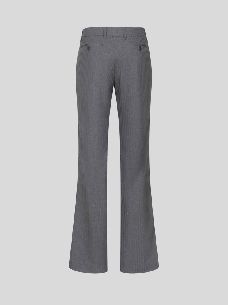 STRIPED WOOL TROUSERS 5