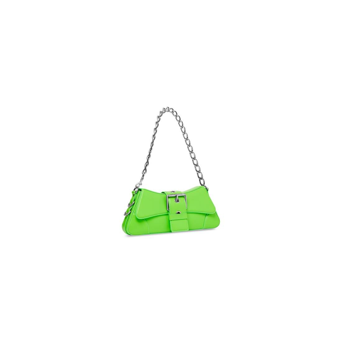 Women's Lindsay Small Shoulder Bag With Strap  in Bright Green - 3