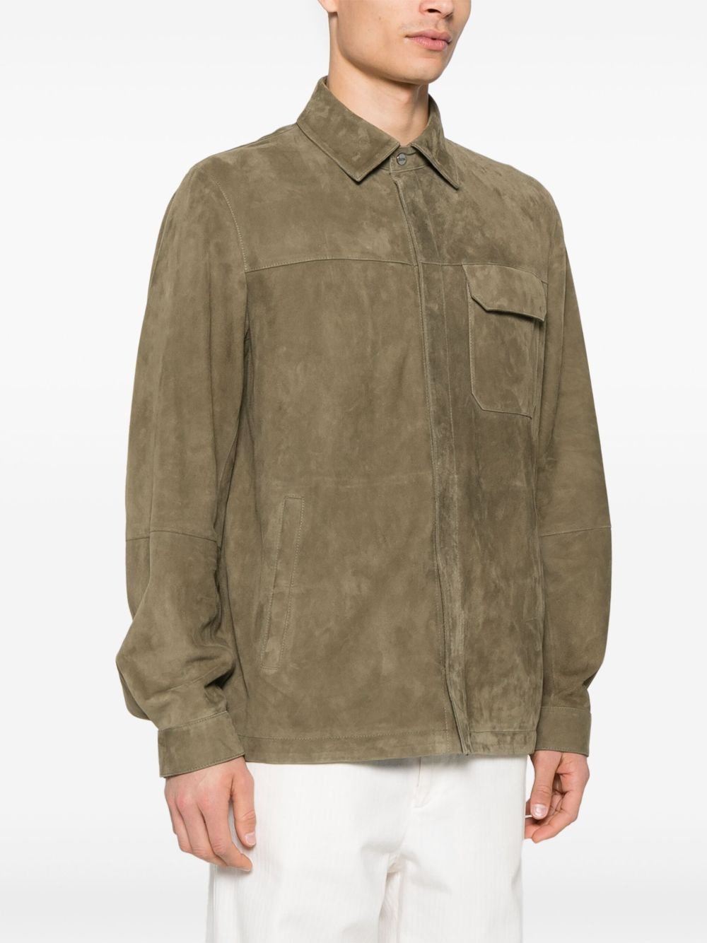 suede shirt jacket - 3