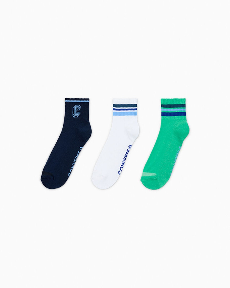 3-Pack Varsity Quarter Socks 1