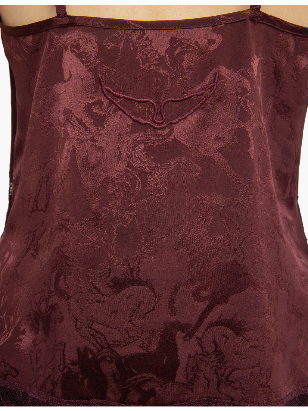 Cishi Lace-Trim Silk Camisole - 6