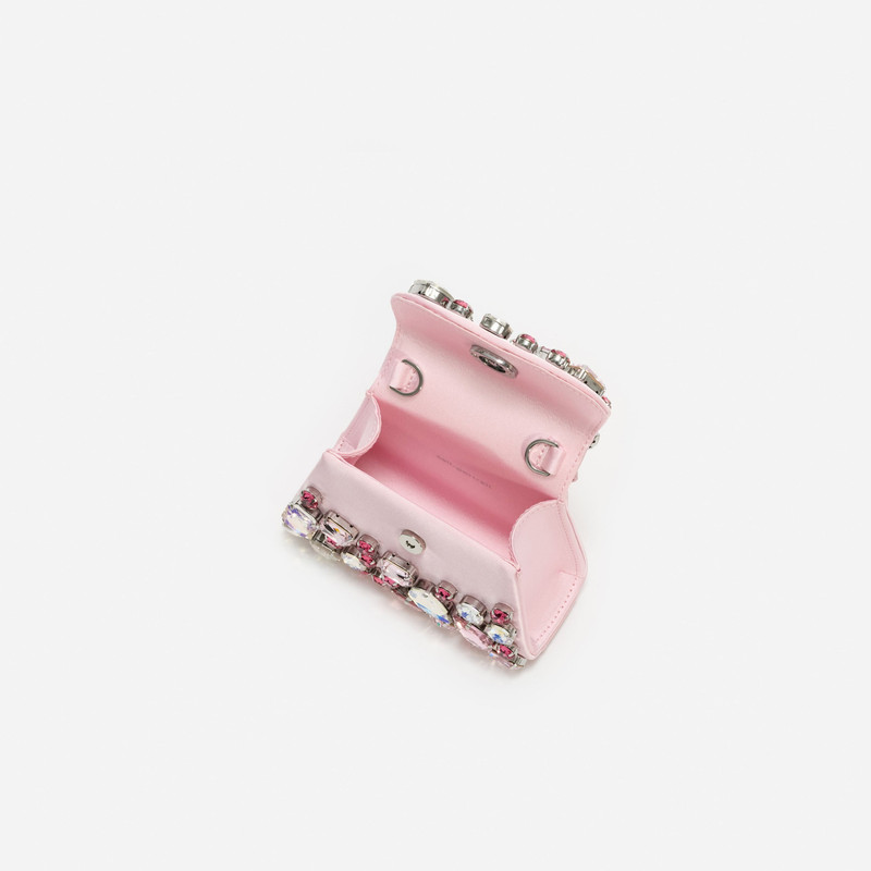 self-portrait Pink Multi Crystal Mini Bag outlook