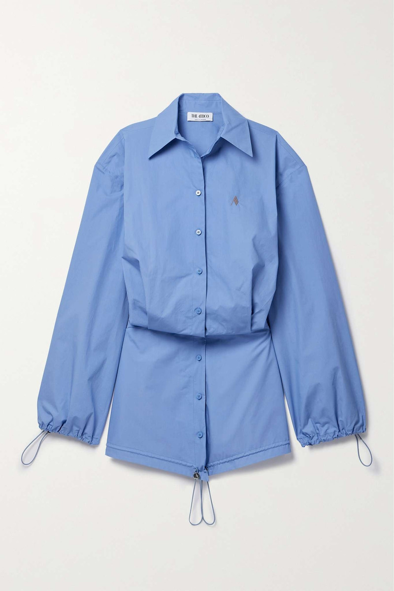 Cotton-poplin mini dress 1