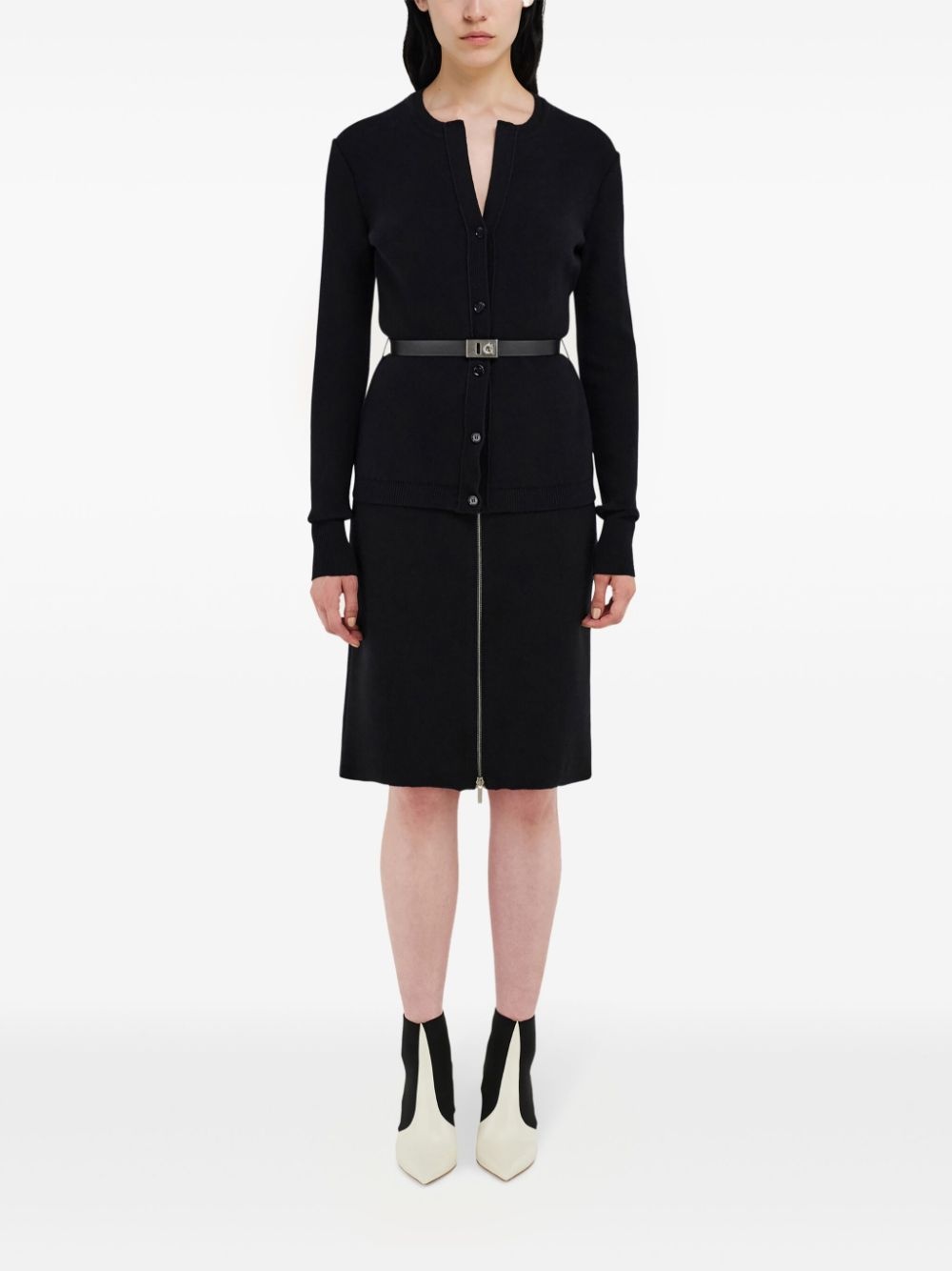 belted cardigan - 2