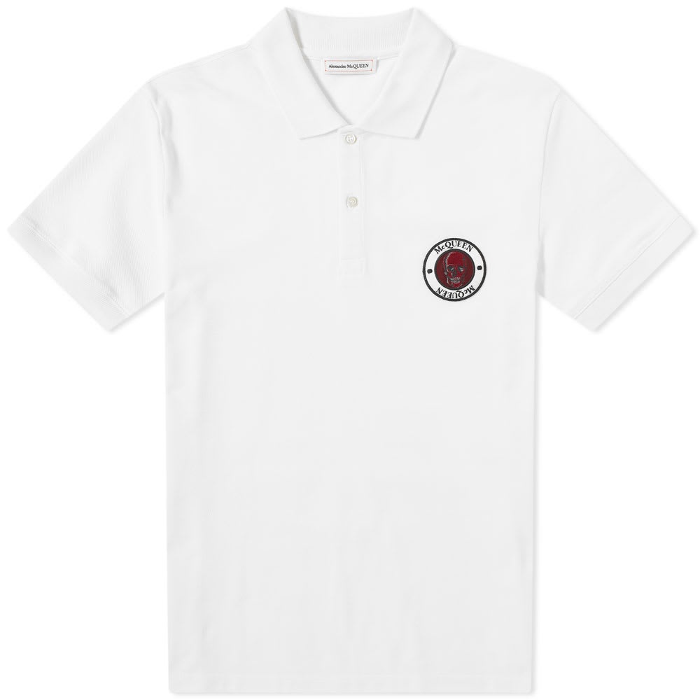 Alexander McQueen Skull Patch Logo Polo - 1