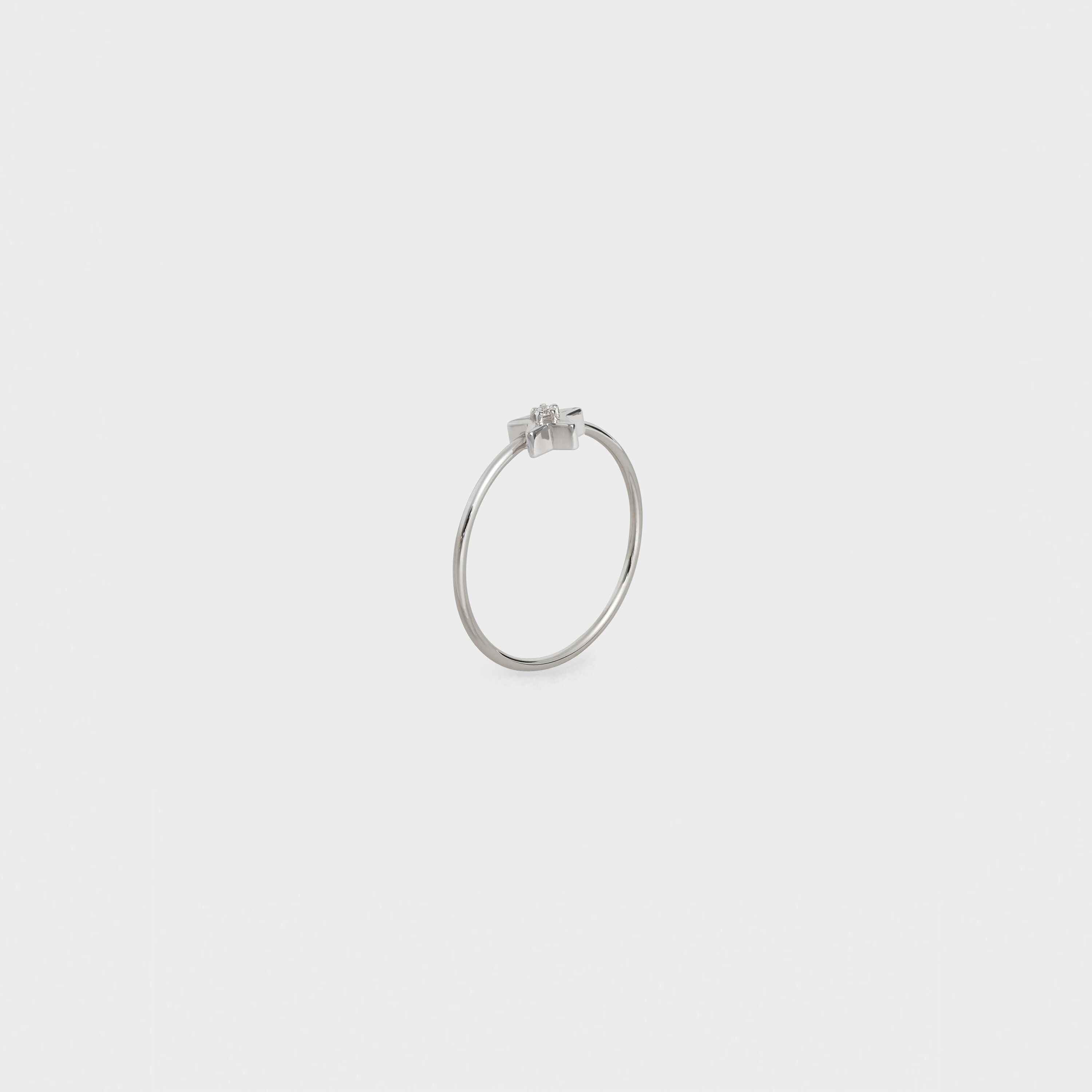 Etoile Celine Ring in White Gold and Diamond - 2