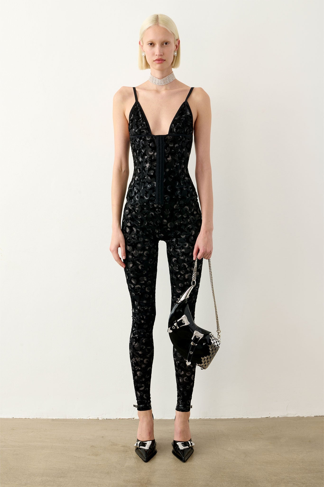 DOLL TOP BLACK LEOPARD PRINT - 2