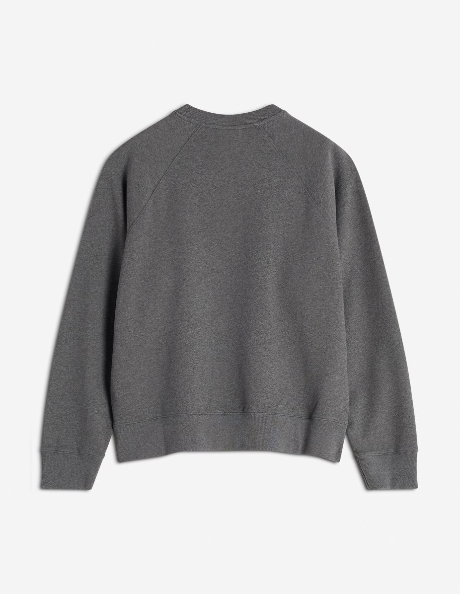 BOLD FOX HEAD PATCH OVERSIZE SWEATSHIRT - 5