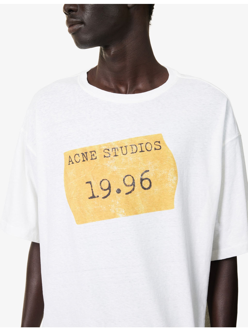 Brand-Print Short-Sleeves Cotton-Blend T-Shirt - 5
