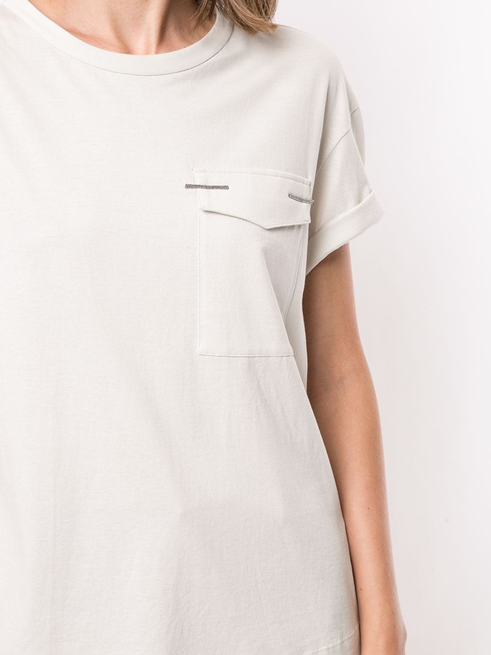 monili embellished chest pocket T-shirt - 5