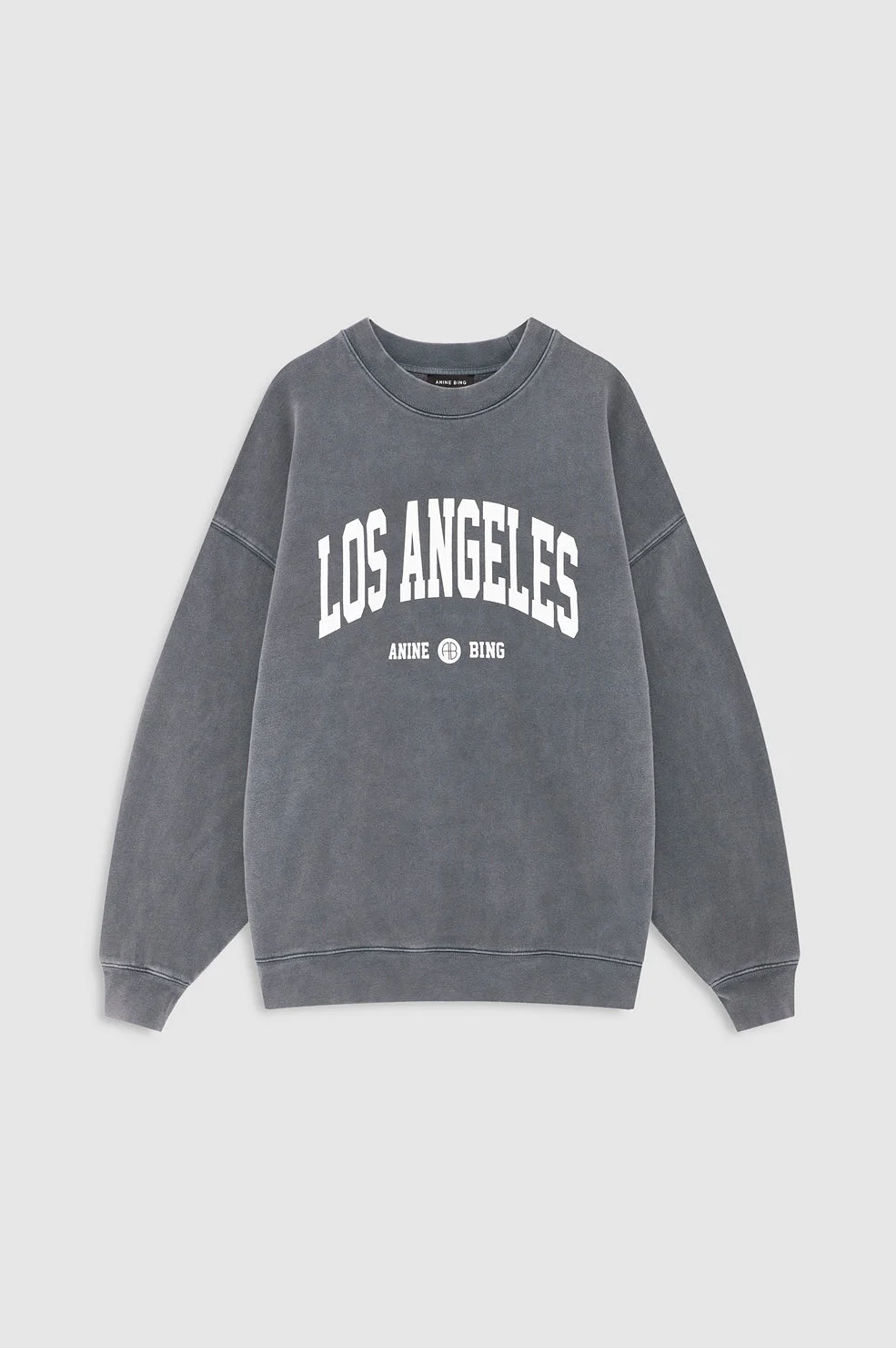 Miles Sweatshirt Los Angeles University - Washed Grey - 1