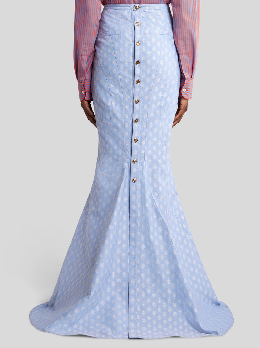 JACQUARD MERMAID SKIRT - 5