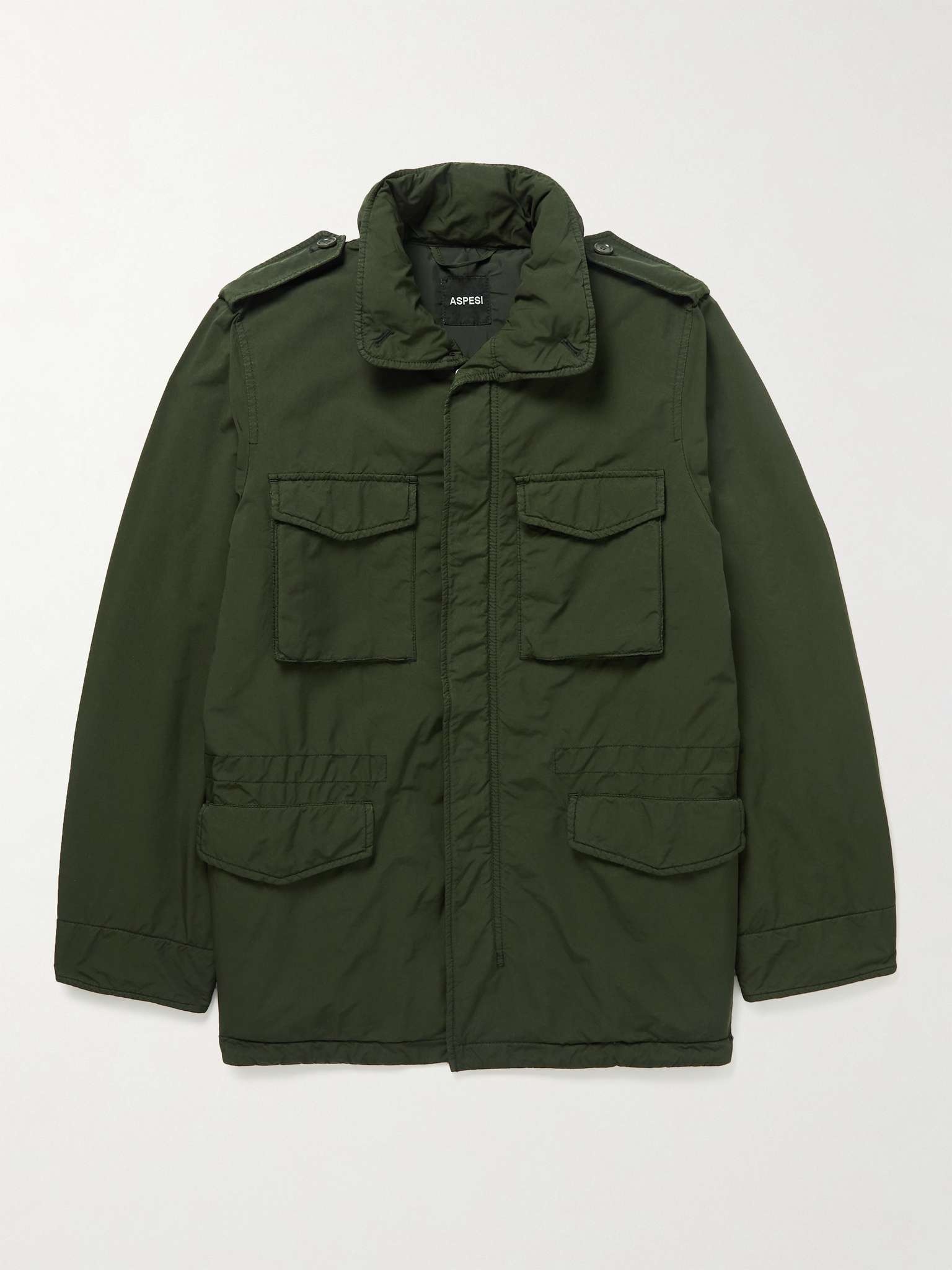 Garment-Dyed Padded Shell Field Jacket - 1