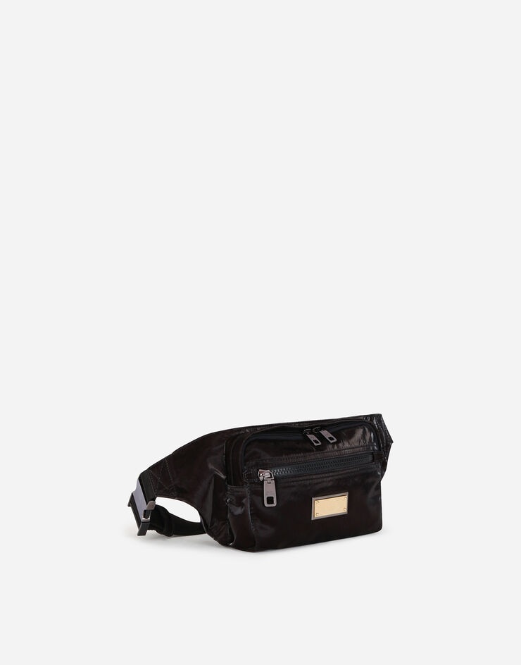 Nero Sicilia dna nylon belt bag with branded tag - 5