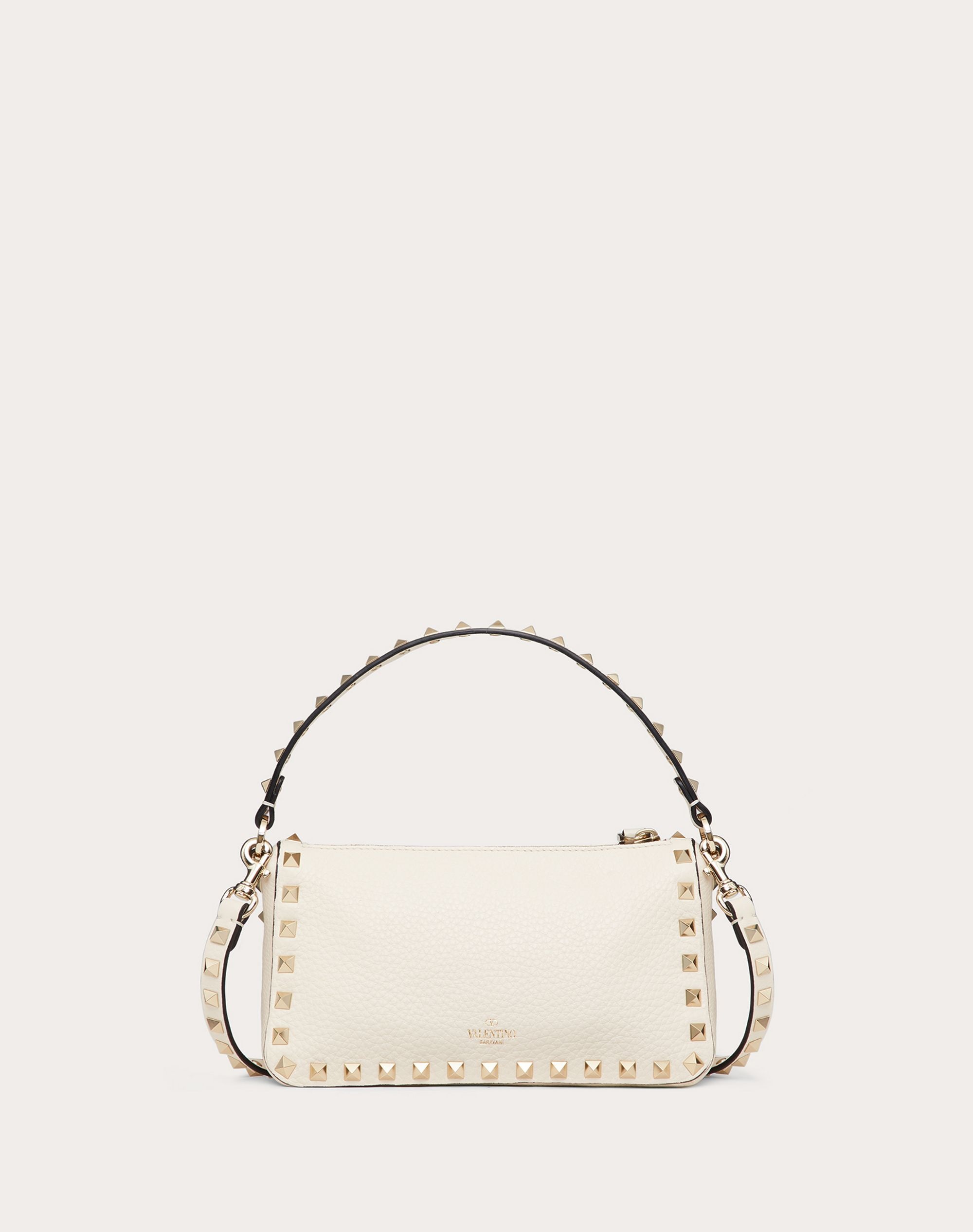 SMALL ROCKSTUD GRAINY CALFSKIN CROSSBODY BAG - 3