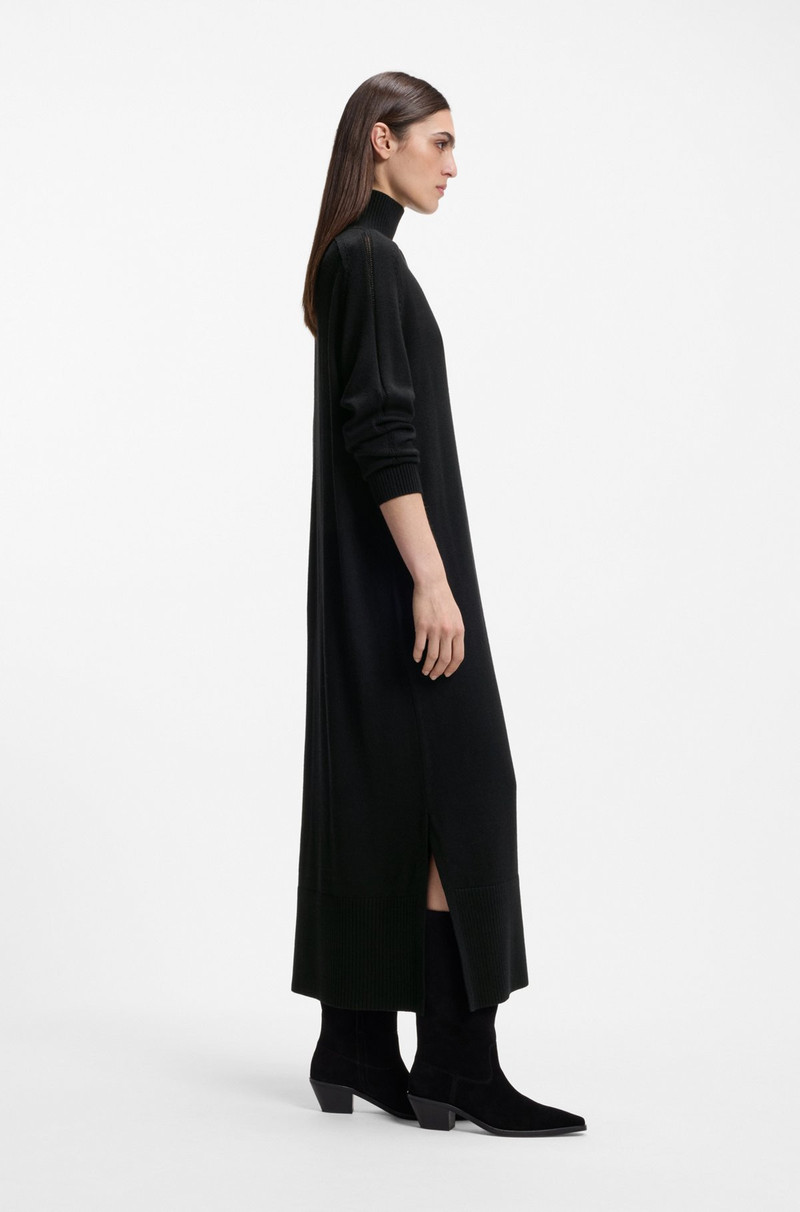 ROLLNECK KNITTED DRESS IN A WOOL BLEND 2