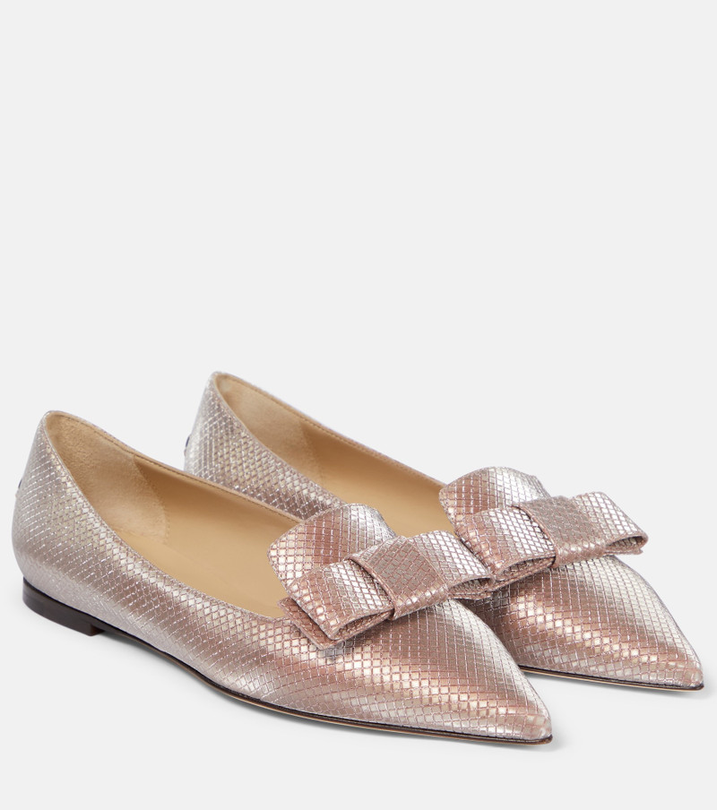 Gala metallic ballerina shoes - 1