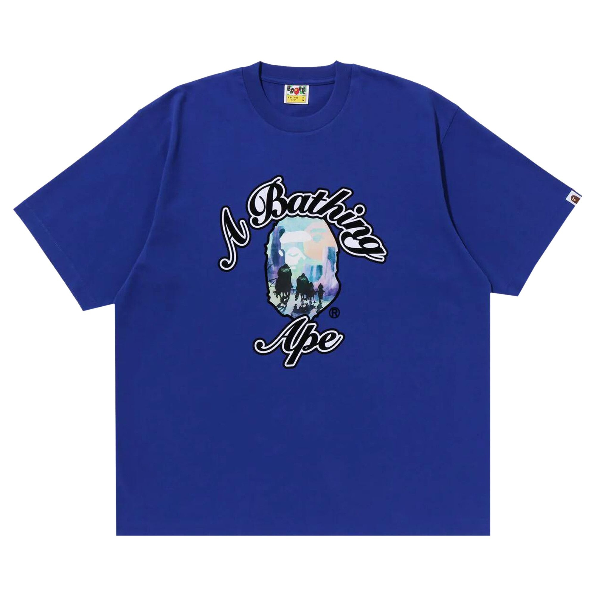 BAPE Forbidden Zone Ape Head Tee 'Blue' - 1