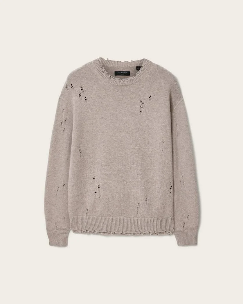 WOLF OVERSIZED WOOL BLEND SWEATER - 1