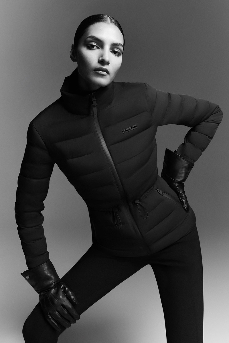 JACEY-CITY Light down jacket with stand collar 2