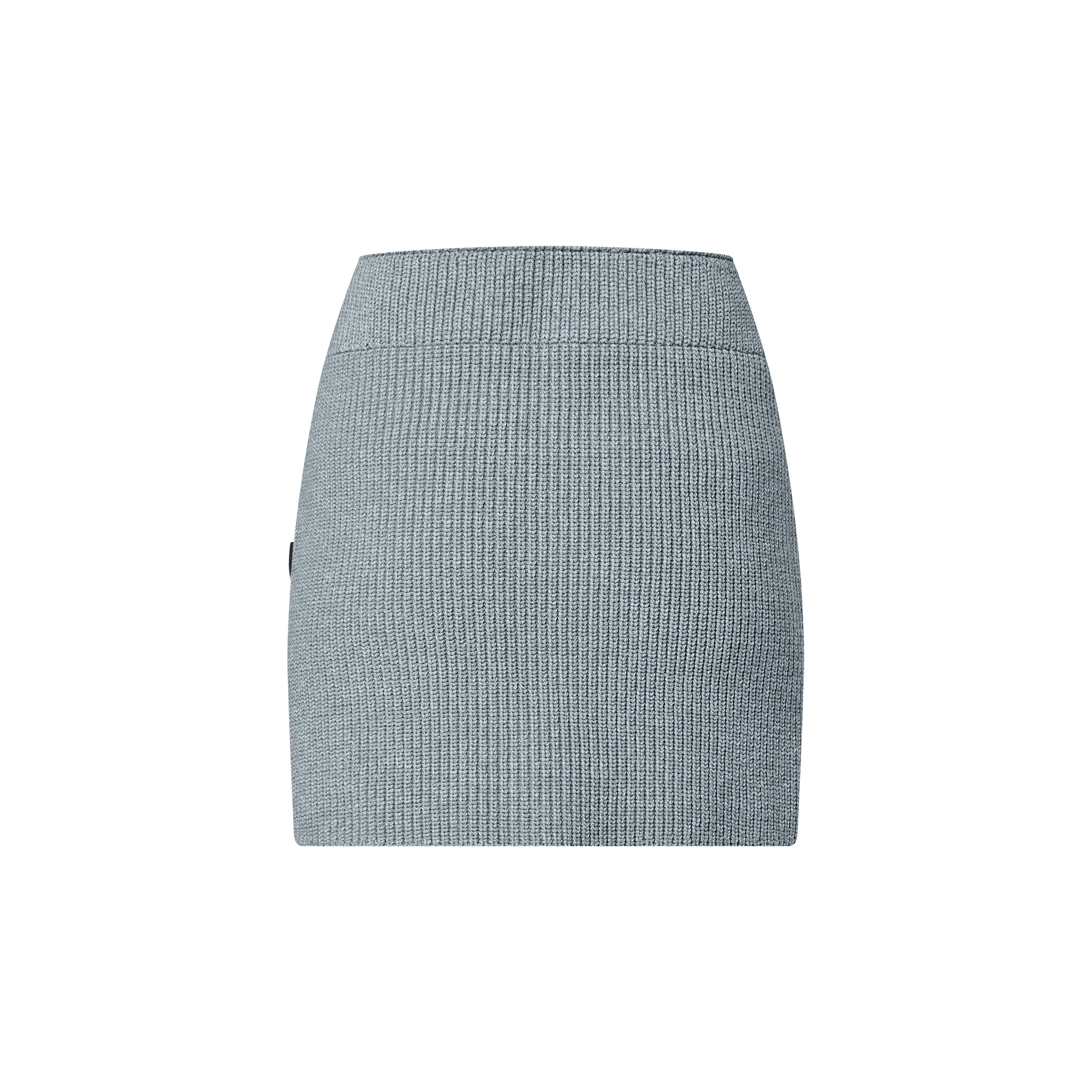 Ribbed Knit Mini Skirt - 2