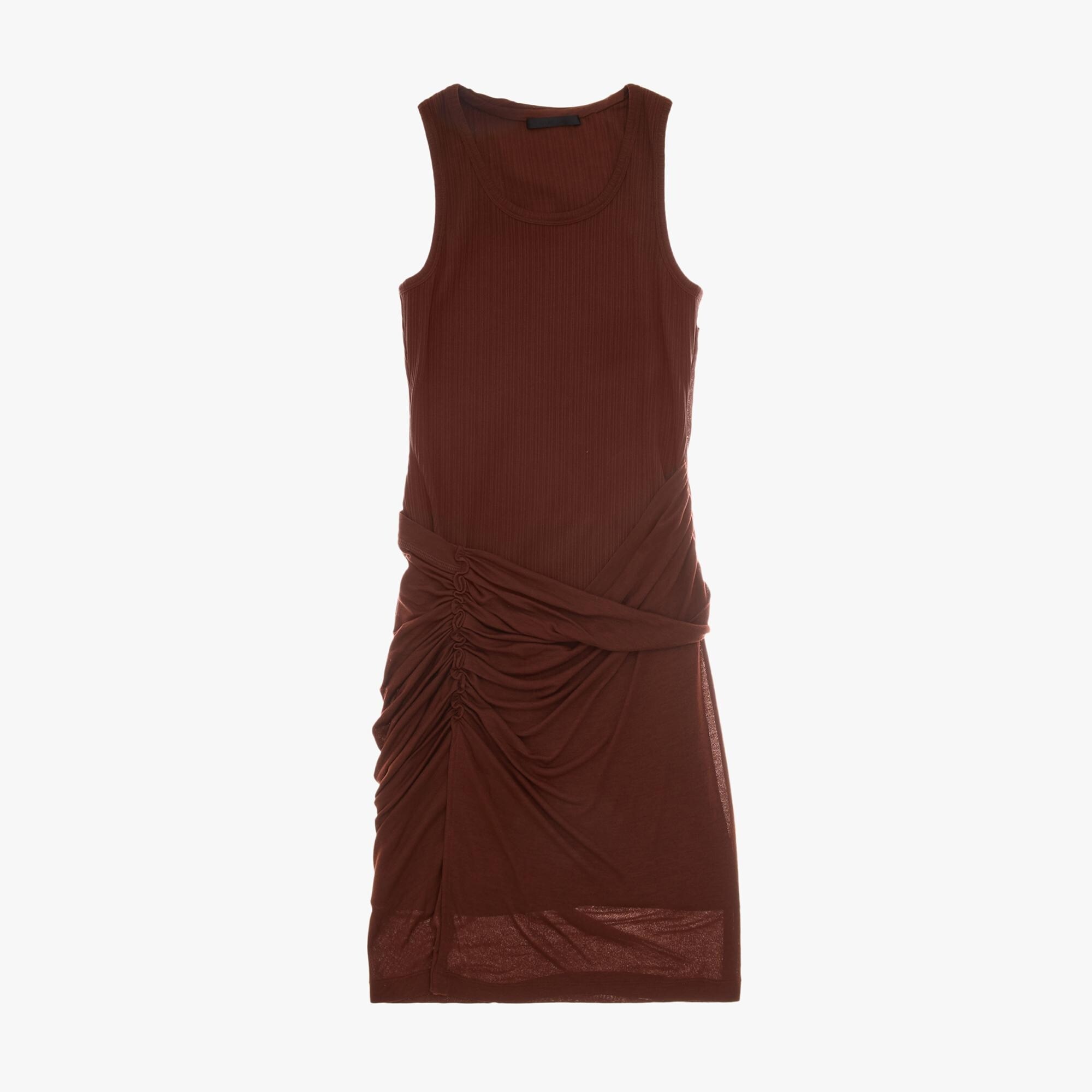 RIBBED COMBO TANK DRESS - 1