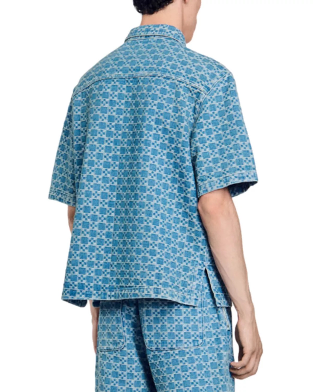 Cross Denim Shirt - 4