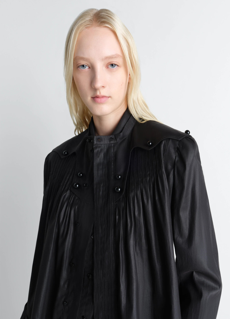 PLEATED BLOUSE IN CHINTZED TOILE 5
