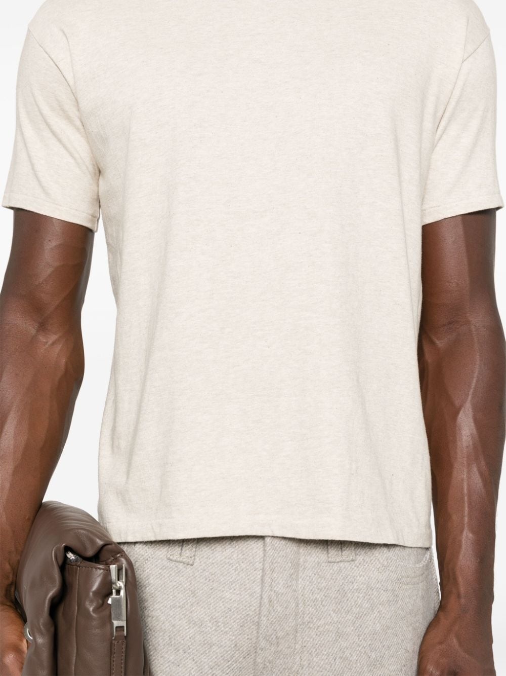 seamless crew-neck T-shirt - 5