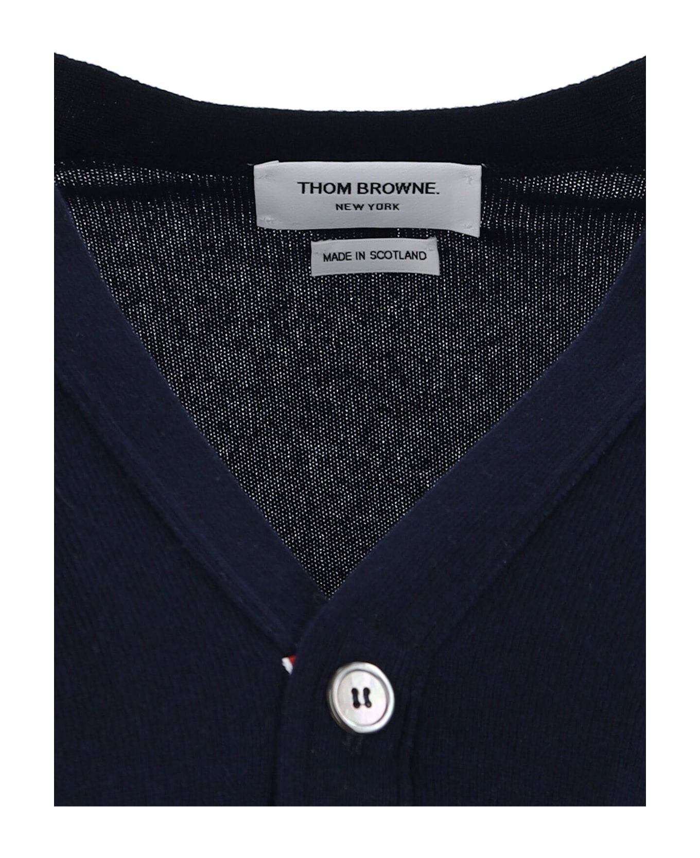 '4-bar' Crop Cardigan - 5