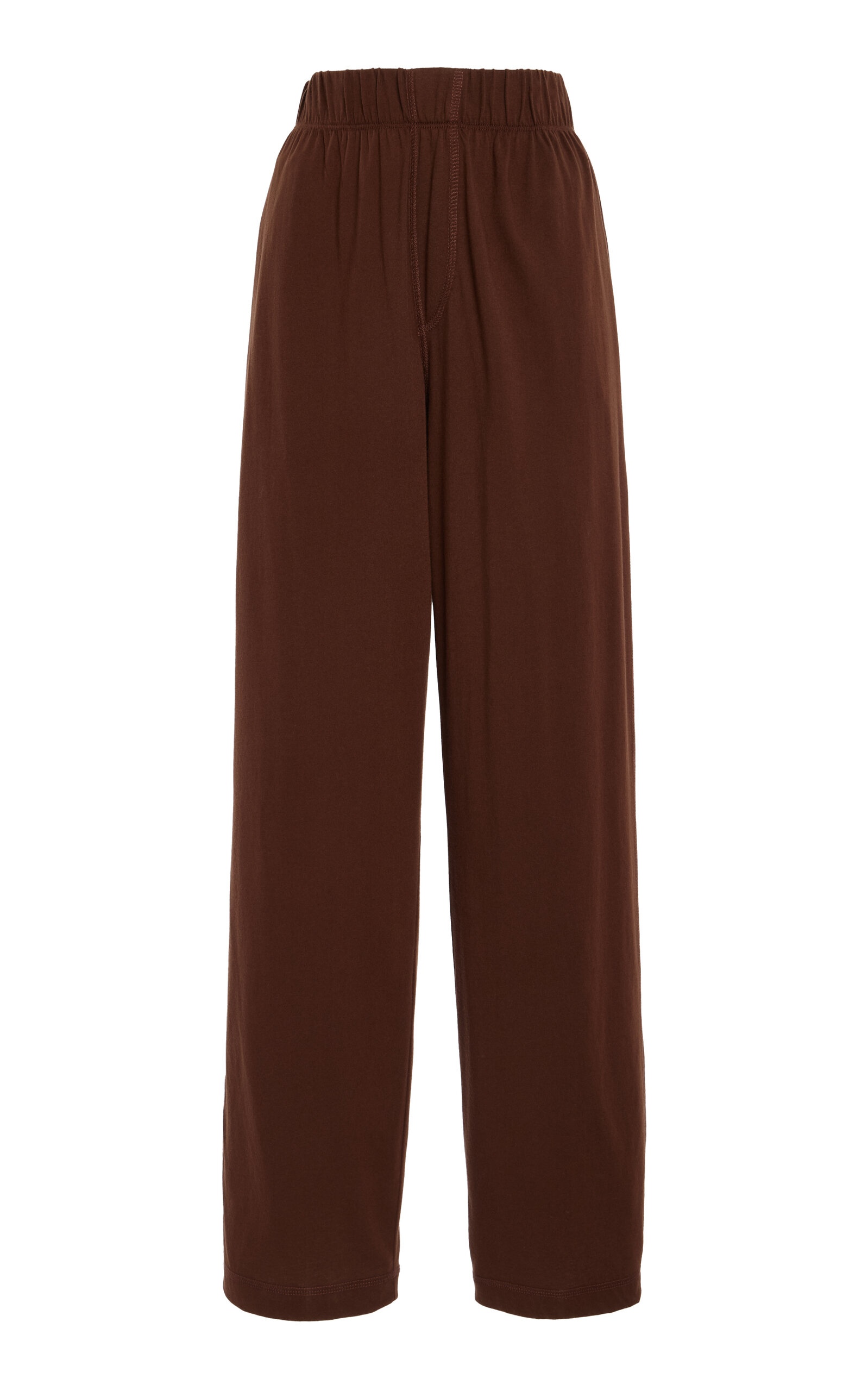 Chloe Cotton-Modal Lounge Pants brown - 1