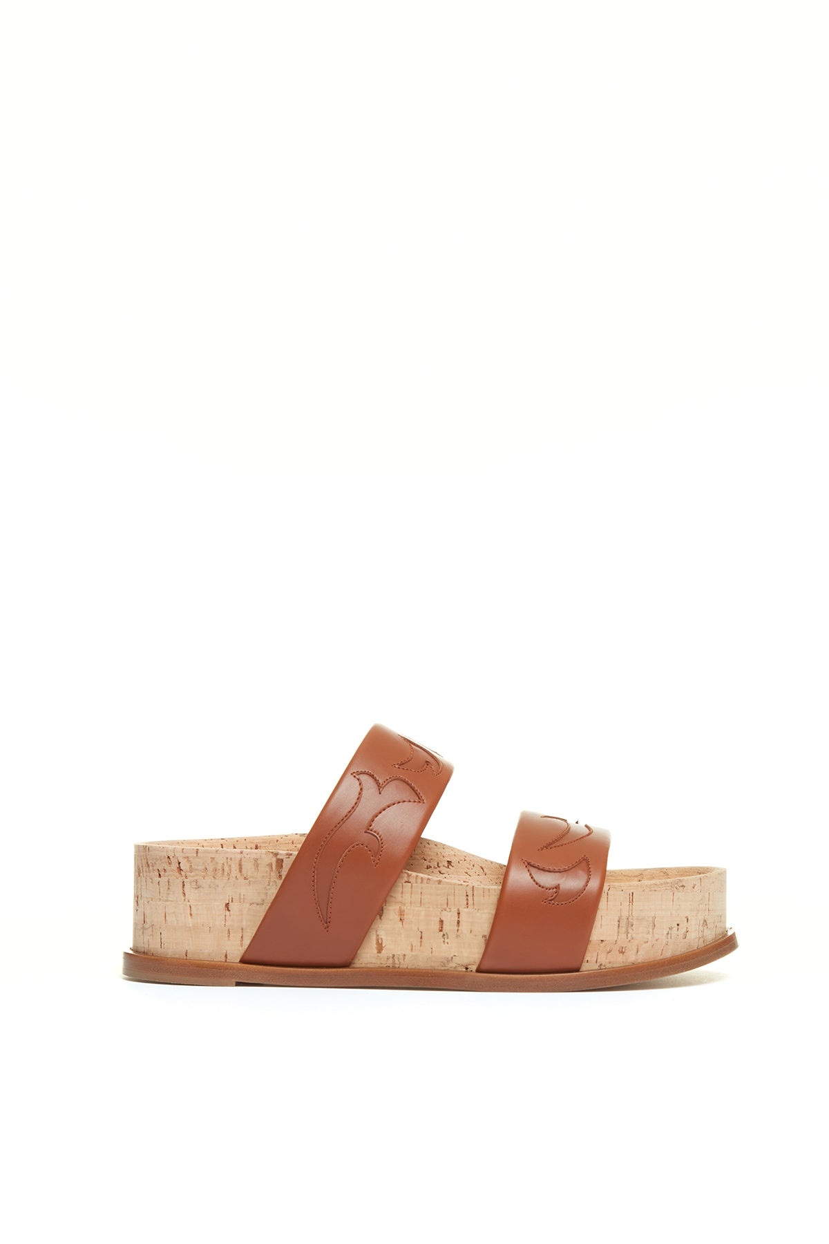 Flame Striker Sandal in Cognac Leather - 1