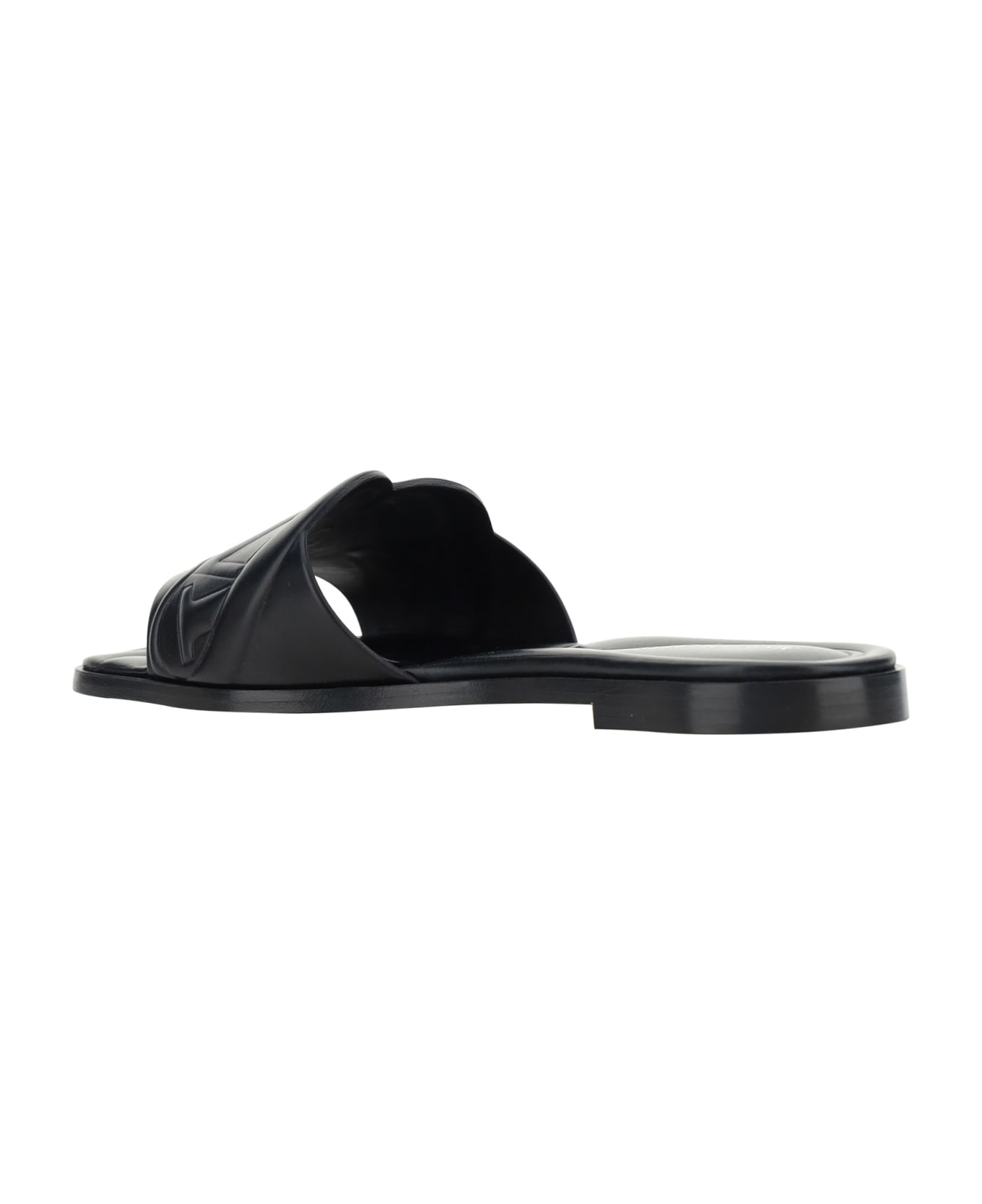 The Seal Embossed Slip-on Slides - 3