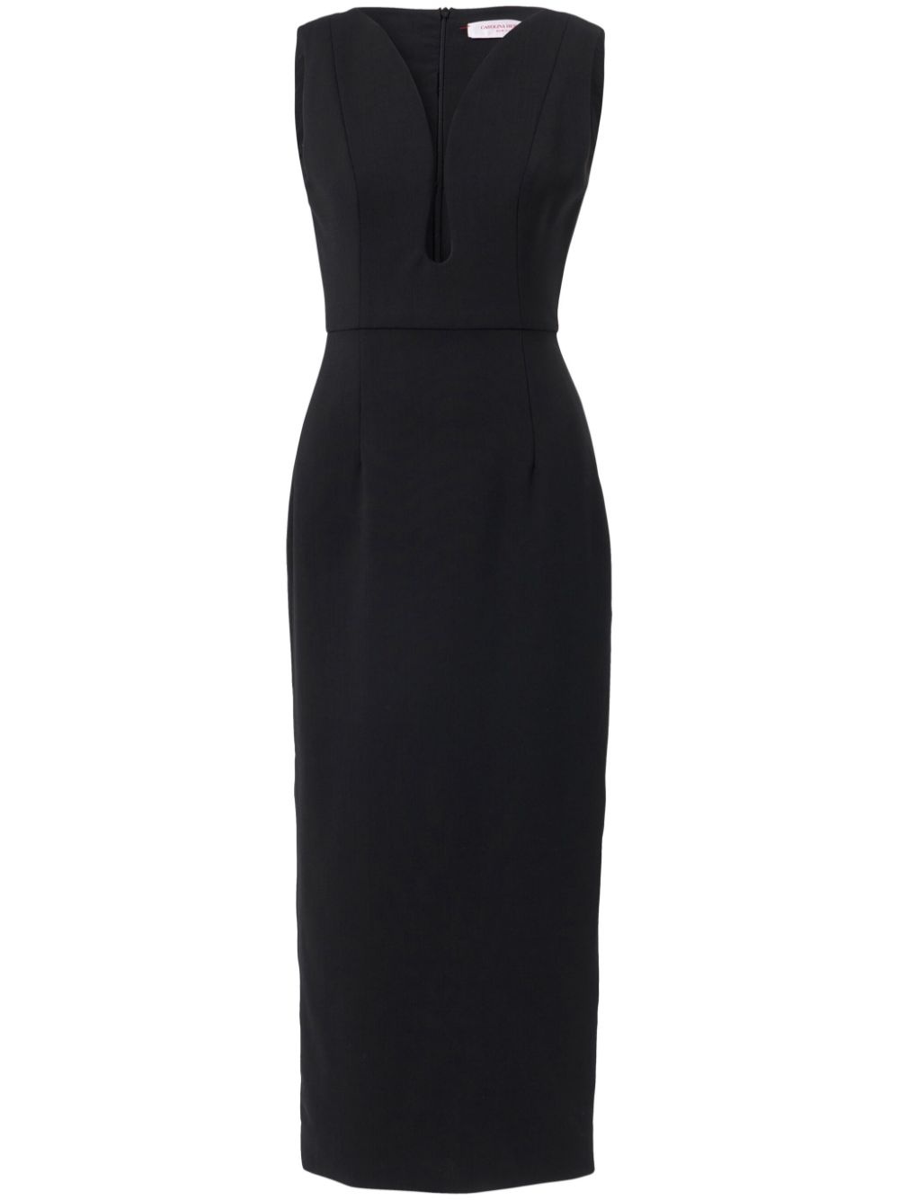 U-neck midi dress - 1