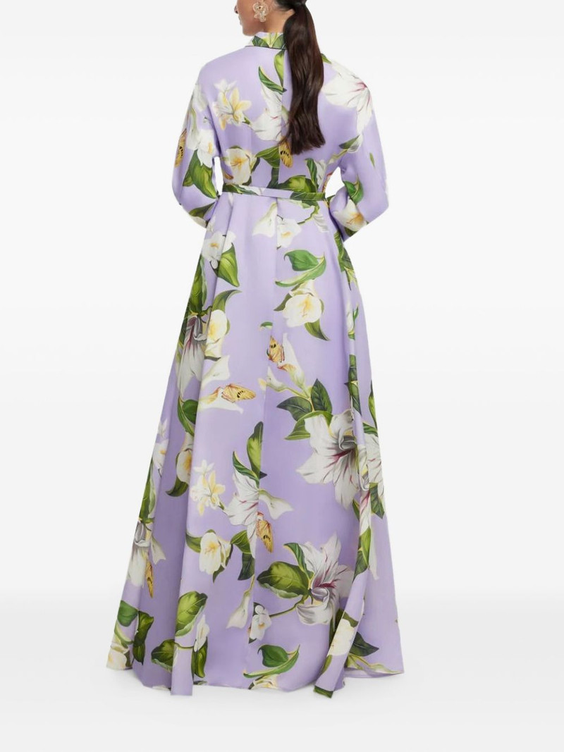 Josephine buttoned floral maxi dress 3