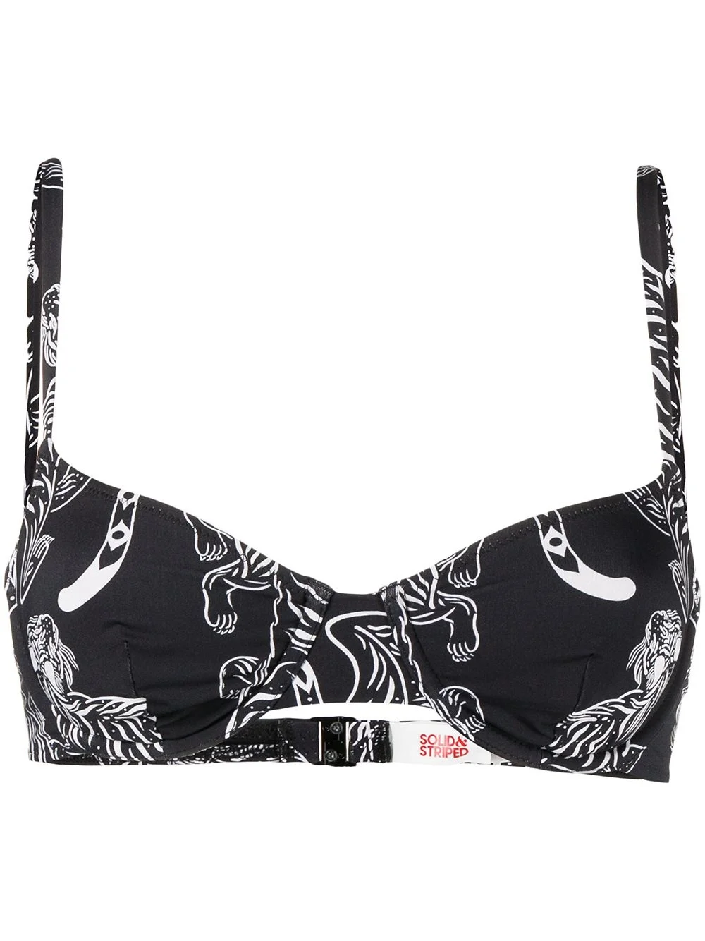 The Eva tiger-print bikini - 1